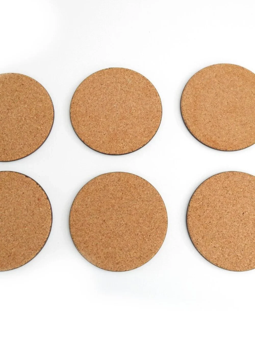 VTG 1970s New Zealand Scenic Cork Coasters Set of 6 Signed J.B. - Picture 3 of 10